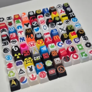 Keycaps para Teclado CherryMX - Marca - Jogo - Símbolo - Logotipo