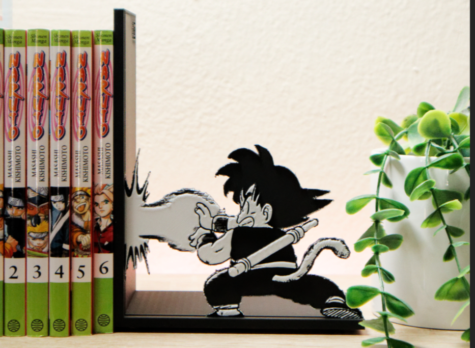 Suporte de Livros de Son Goku